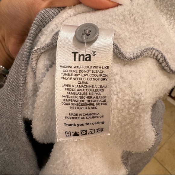 Aritzia Tna Cozy Fleece Polo Sweatshirt - Picture 5 of 6